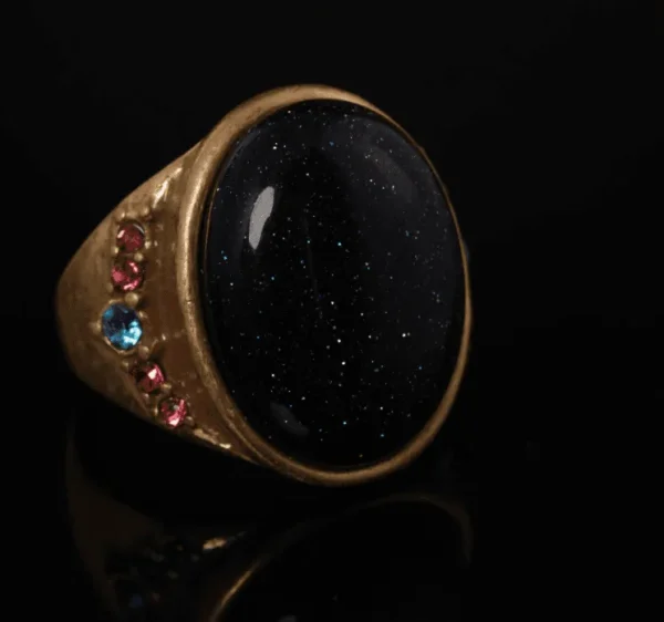 Gorgeous Vintage - Style Open - End Cat's - Eye Ring for Women