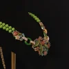 Vintage Floral Heavy - work Necklace