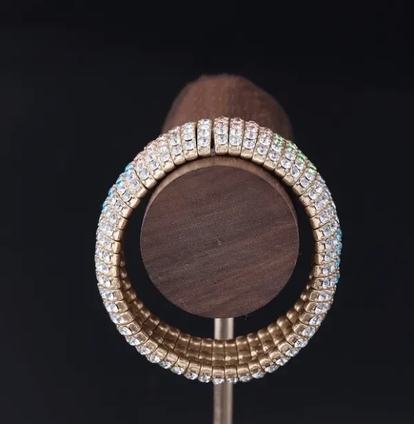 Gorgeous Vintage - Style Women's Zircon - Embellished Colorful Bracelet