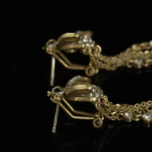 Bee - Shaped Tassel Earrings