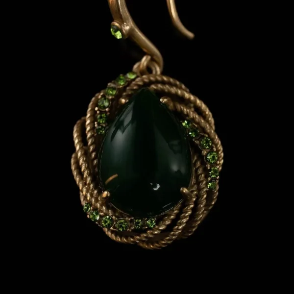 Teardrop - Shaped Pendant Earrings