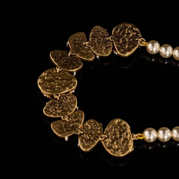 Vintage - Inspired Colorful Irregular Stones Necklace