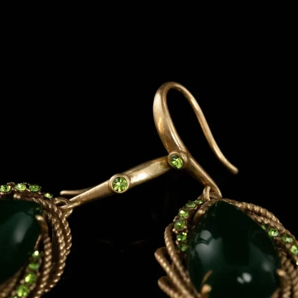 Teardrop - Shaped Pendant Earrings