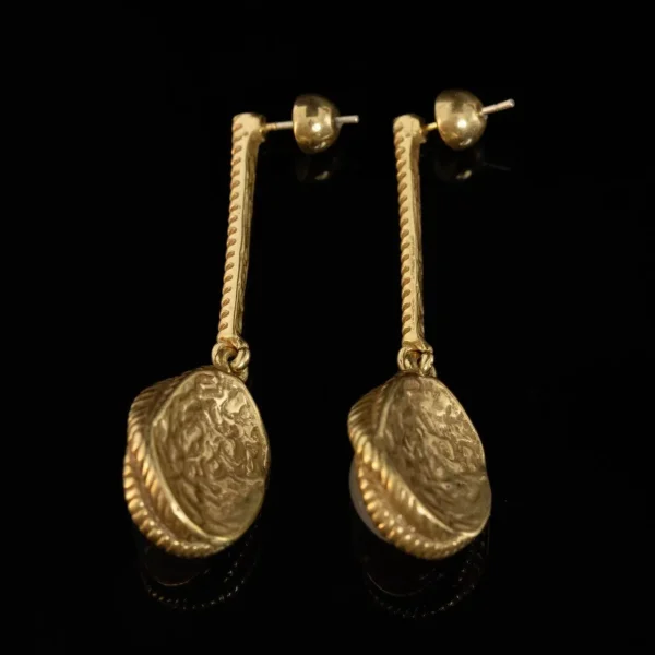Delicate Drop - Shaped Pendant Earrings