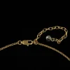 Vintage - Style Floral Pendant Necklace