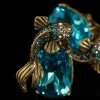 Vintage Fish - Shaped Clip Earrings