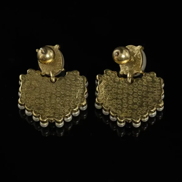 Pearl Cluster Stud Earrings
