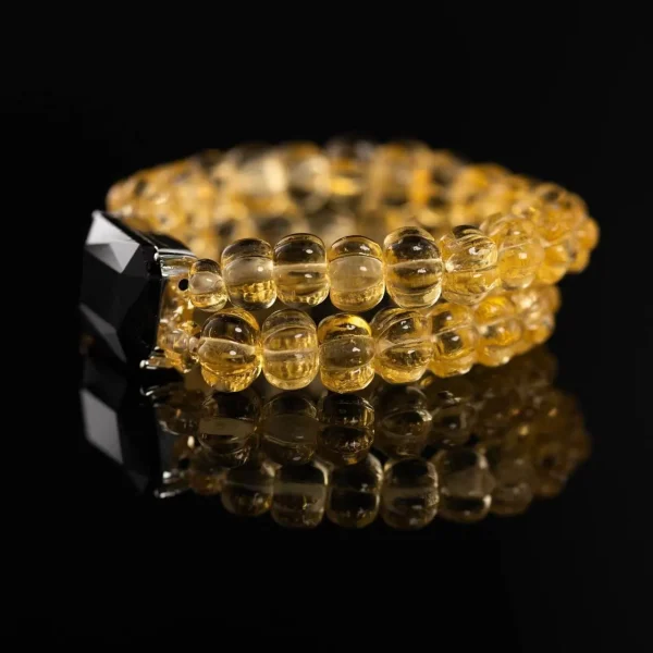 Exquisite Glass Bead Bracelet