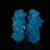 Blue Chip Circle Earrings