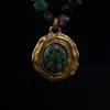 Green Natural Stone Necklace