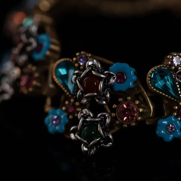 Vintage - Inspired Floral Bracelet