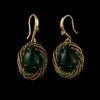 Teardrop - Shaped Pendant Earrings