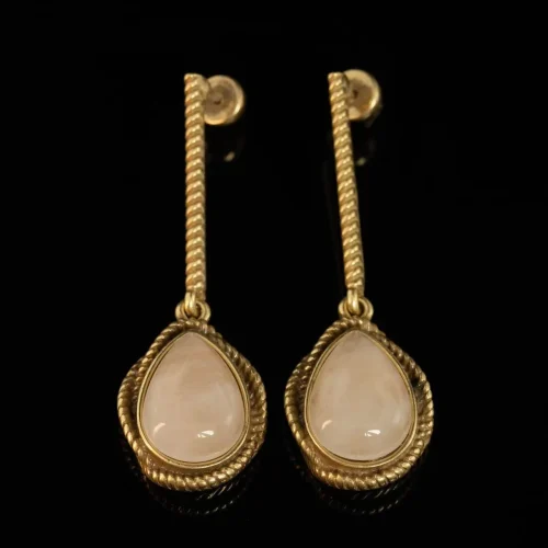 Delicate Drop - Shaped Pendant Earrings