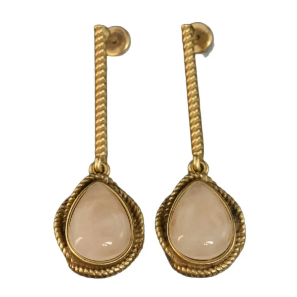 Delicate Drop - Shaped Pendant Earrings