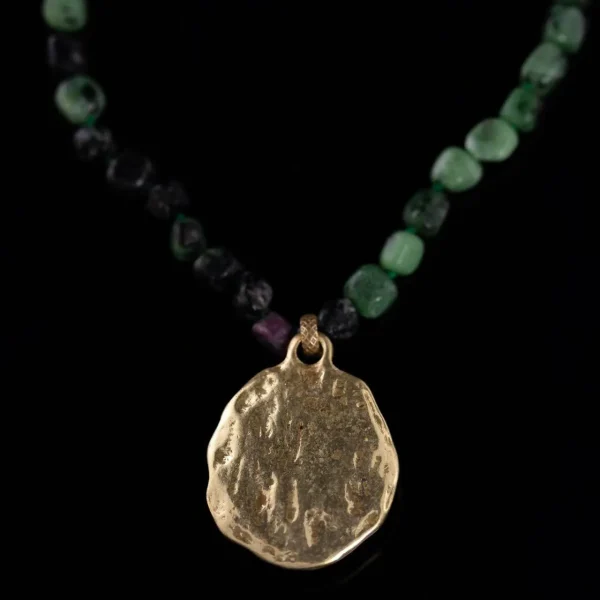Green Natural Stone Necklace