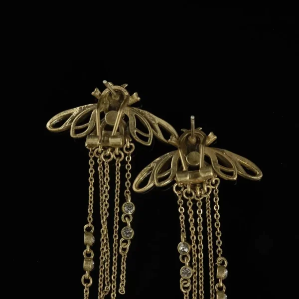 Bee - Shaped Tassel Earrings