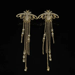 Antiqued Gold and Red Natural Stone Pendant Earrings with Ear Hooks