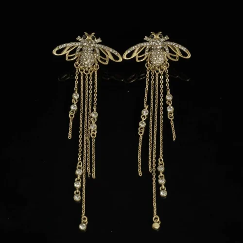 Bee - Shaped Tassel Earrings