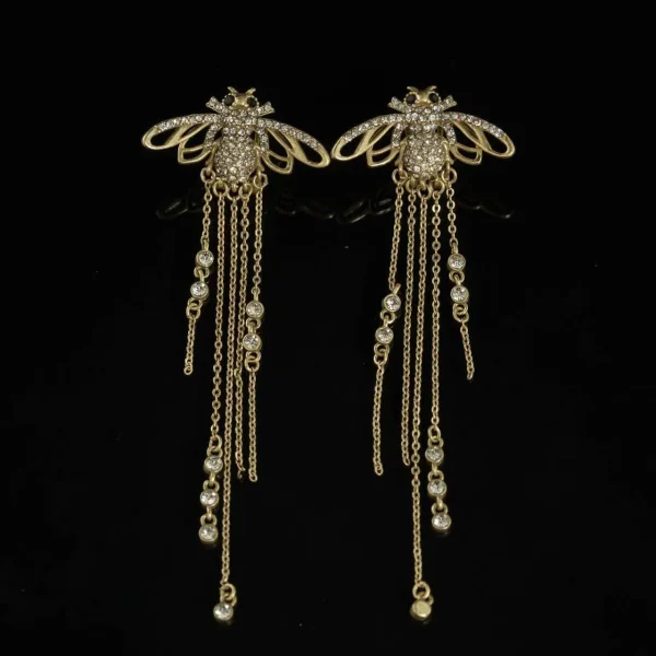 Bee - Shaped Tassel Earrings