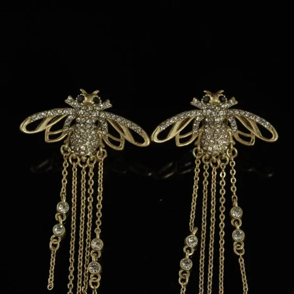 Bee - Shaped Tassel Earrings
