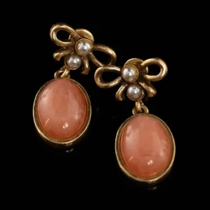 Various Colored Gemstones Violet Earrings