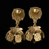 Green Natural Stone Drop Earrings