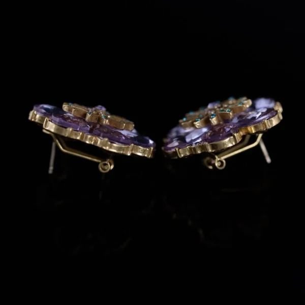 Vintage Floral Earrings