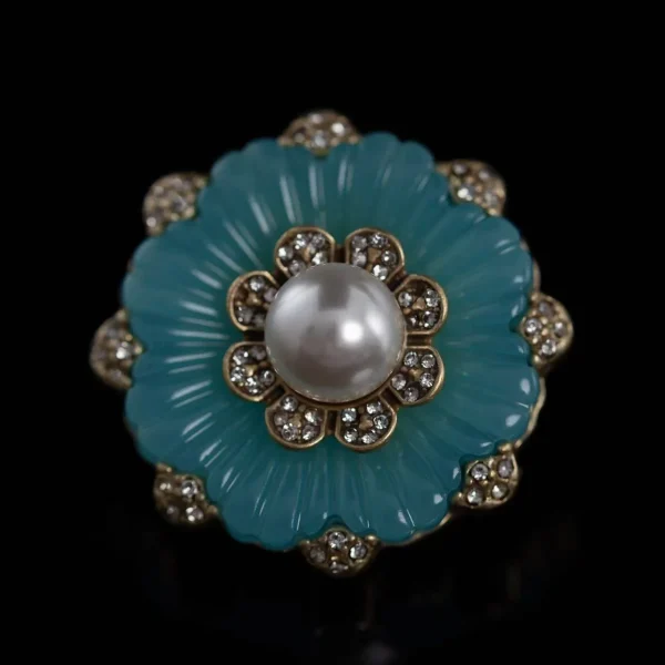 Blue Snowflake - Shaped Earrings