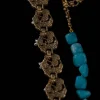 Vintage Gold - Distressed Floral Necklace