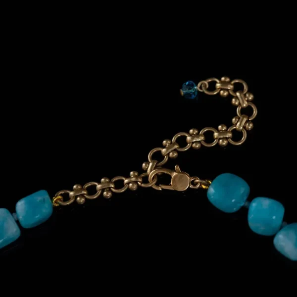 Vintage Gold - Distressed Floral Necklace