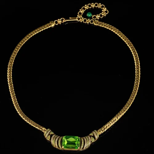 Vintage Emerald Necklace