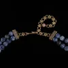 Beaded Necklace with Beetle Pendant