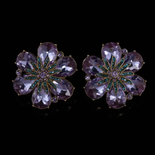 Vintage Floral Earrings