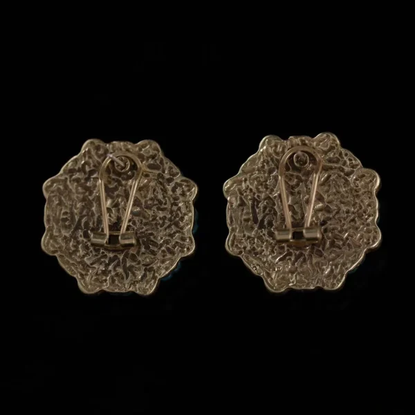 Blue Snowflake - Shaped Earrings