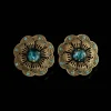 Vintage - Inspired Artistry Floral Earrings