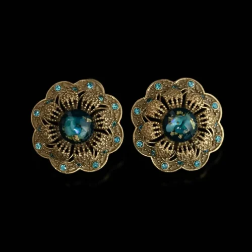 Vintage - Inspired Artistry Floral Earrings