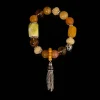Vintage Natural Stone Agate Bracelet