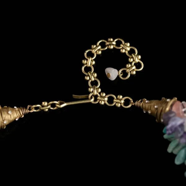 Colorful Natural Stone Chip Necklace