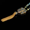Blue Frog Pendant Necklace