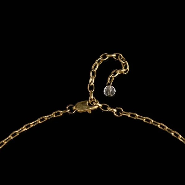 Vintage Gold - Washed Irregular Natural Stone Necklace