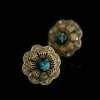 Vintage - Inspired Artistry Floral Earrings