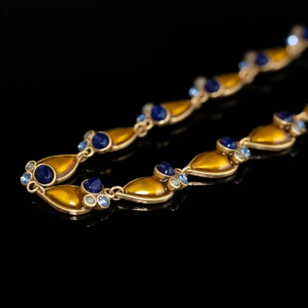 High - End Elegant Natural Stone & Enamel Necklace