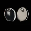 White Jelly - Hued Statement Earrings