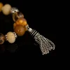 Vintage Natural Stone Agate Bracelet