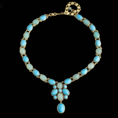 Natural Stone Turquoise Necklace