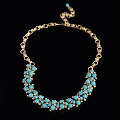 Elegance and Nature Turquoise Necklace