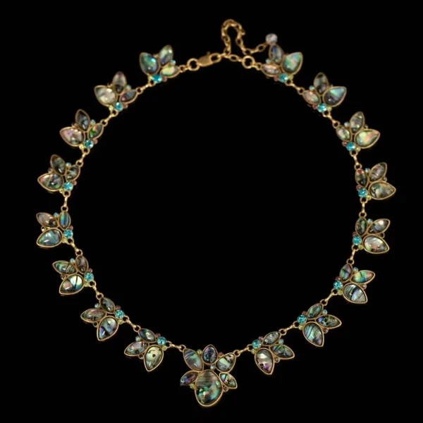 Women's Colorful Shell - Inlaid Necklace