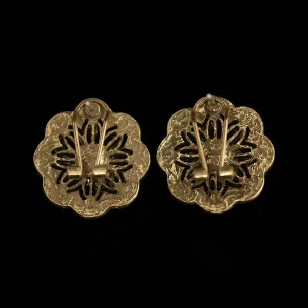 Vintage - Inspired Artistry Floral Earrings