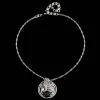 Crystal Zircon Leopard Pendant Necklace