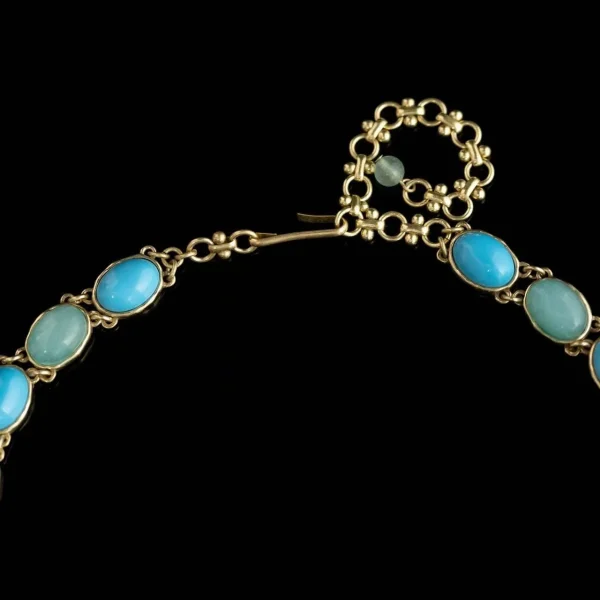 Natural Stone Turquoise Necklace